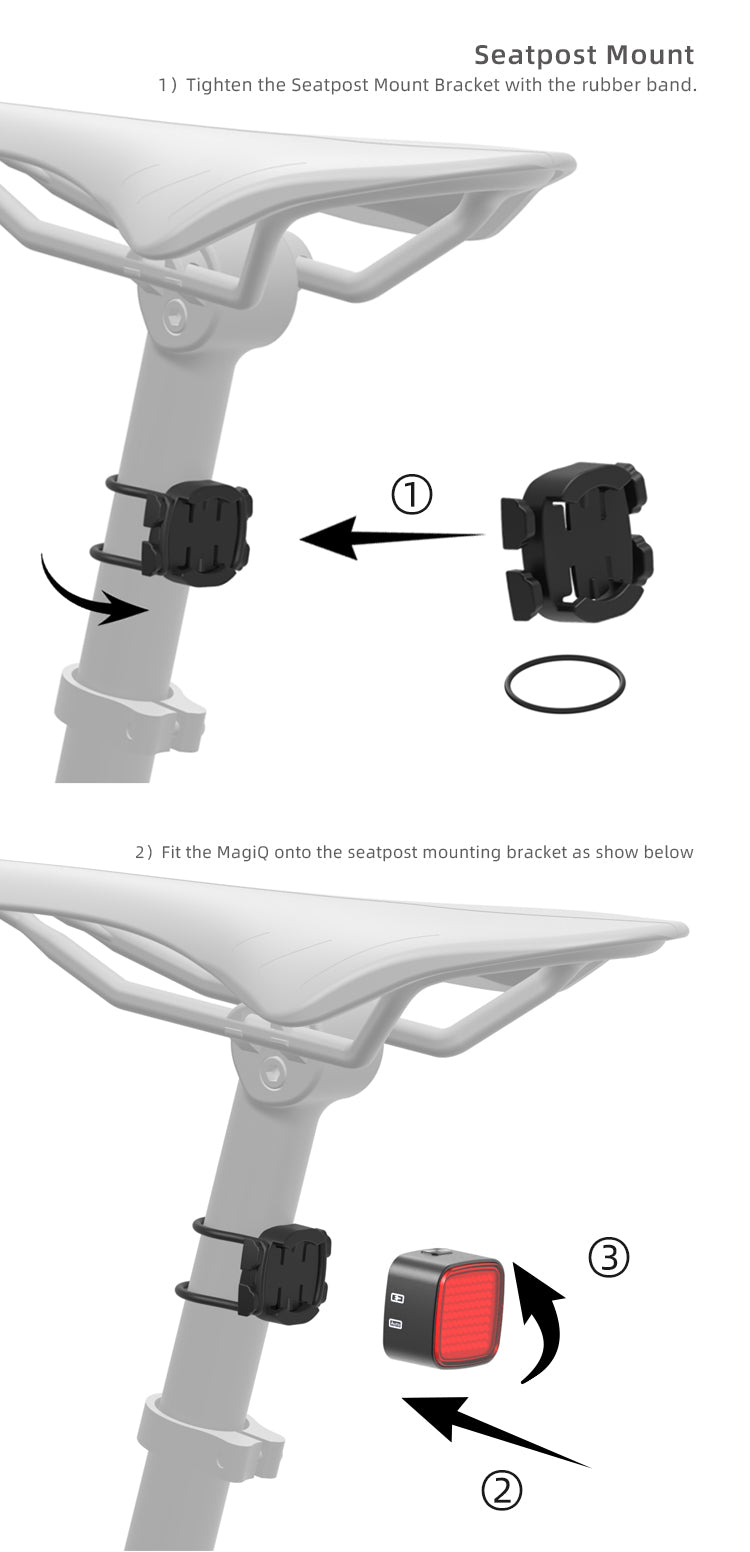 MagiQ Smart Emoji Bike Tail light