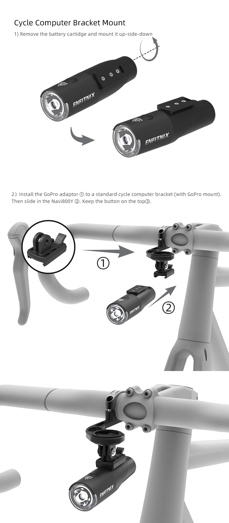 Navi800Y Smart Front Light & Tail Light
