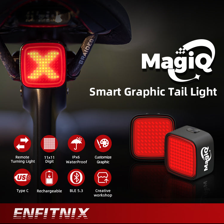 MagiQ Smart Emoji Bike Tail light