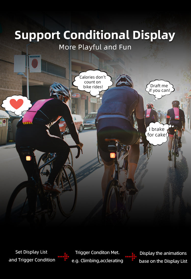 MagiQ Smart Emoji Bike Tail light