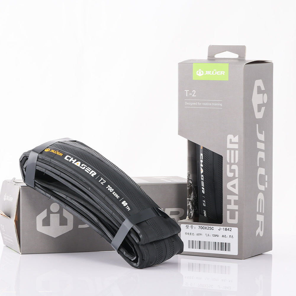 Chaser T2 tire tube with packaging on a white background