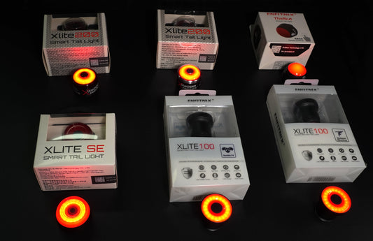 ENFITNIX Runde Fahrrad-Rücklichter