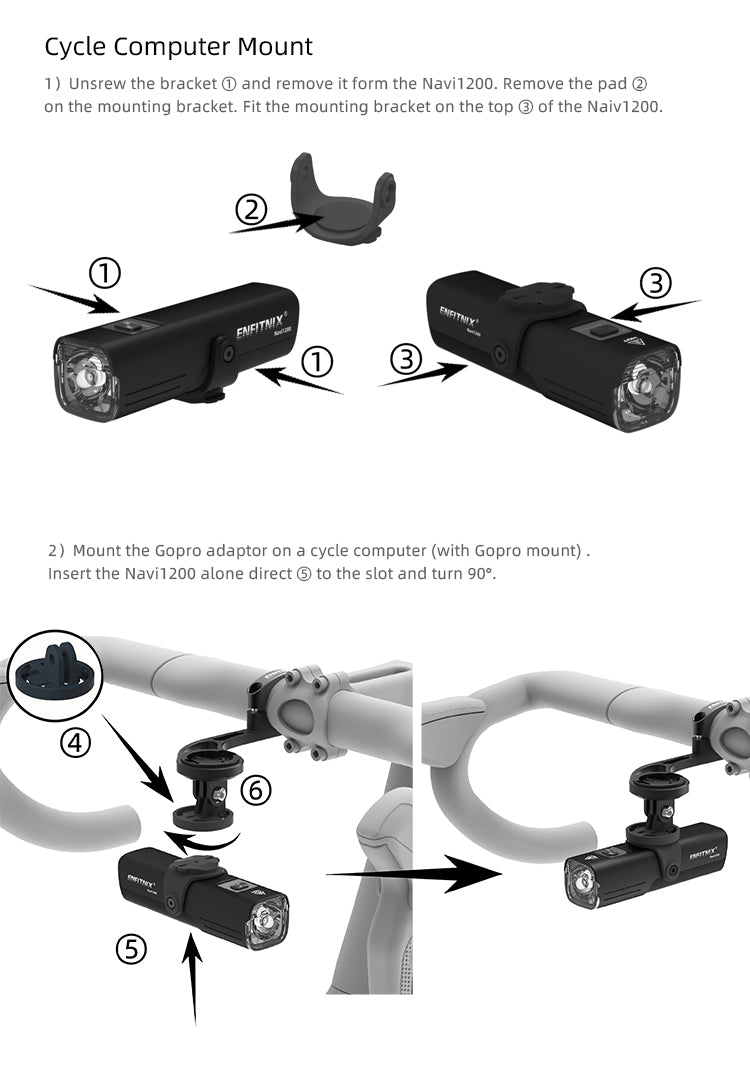 Navi1200 Smart Front Light & Tail Light(Black Friday)