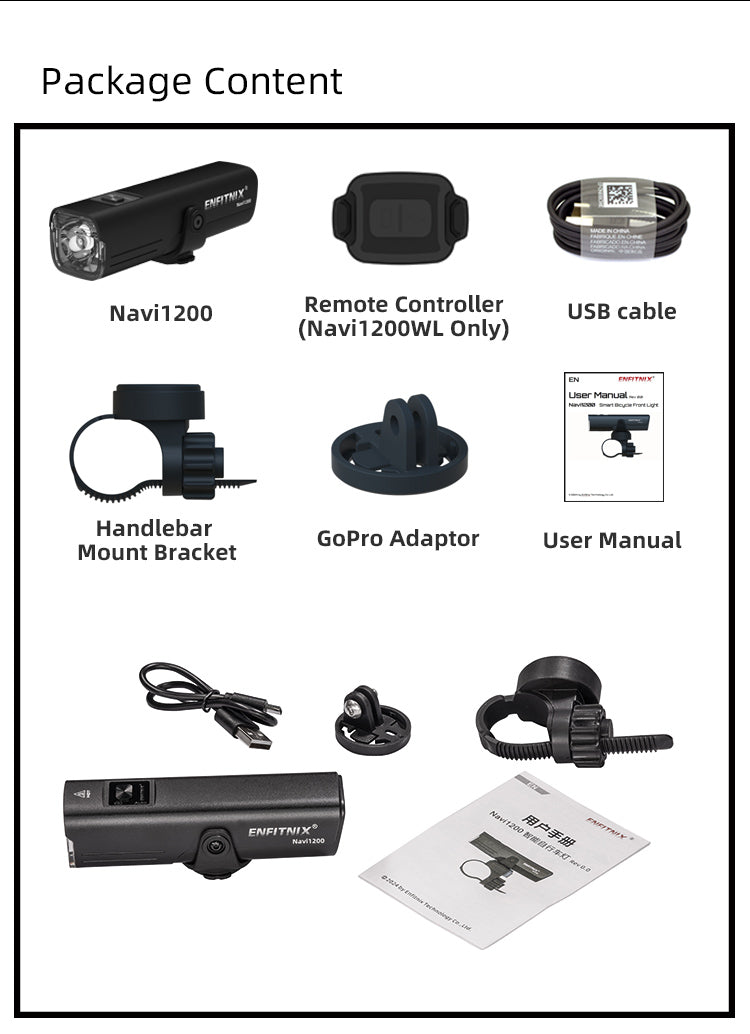 Navi1200 Smart Front Light