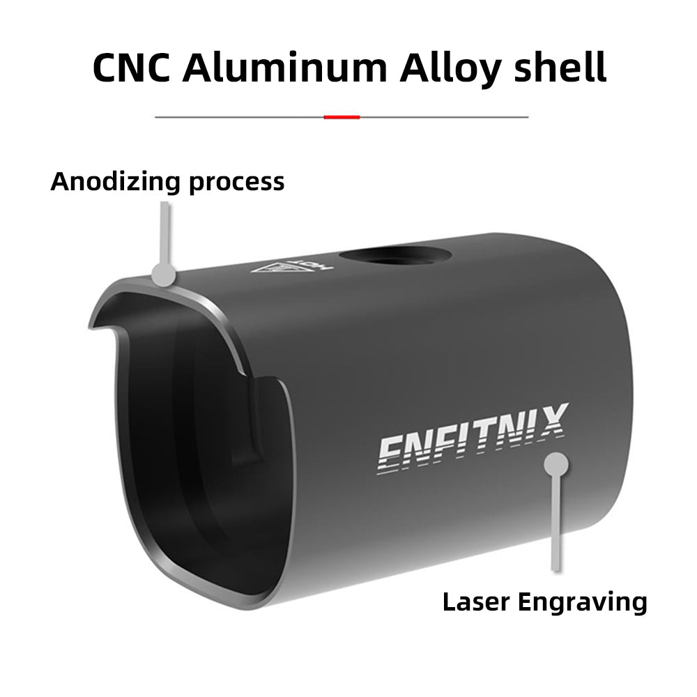CNC Aluminum Alloy shell with ENFITNIX branding on a white background