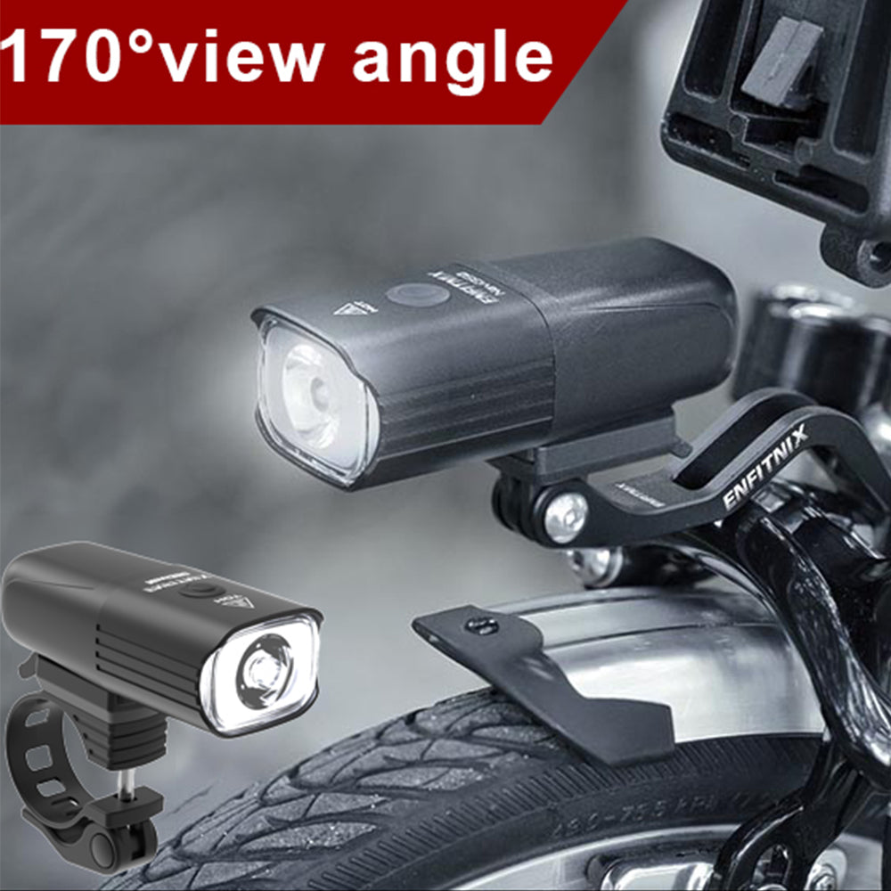 Motorcycle lights with a 170-degree view angle on a blurred background