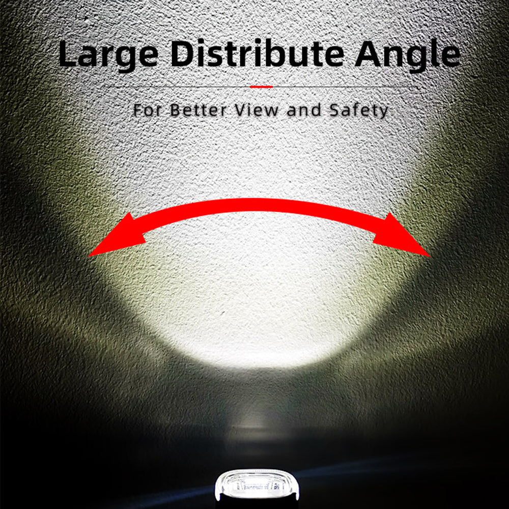 Light source with a large distribute angle arrow on a textured wall background