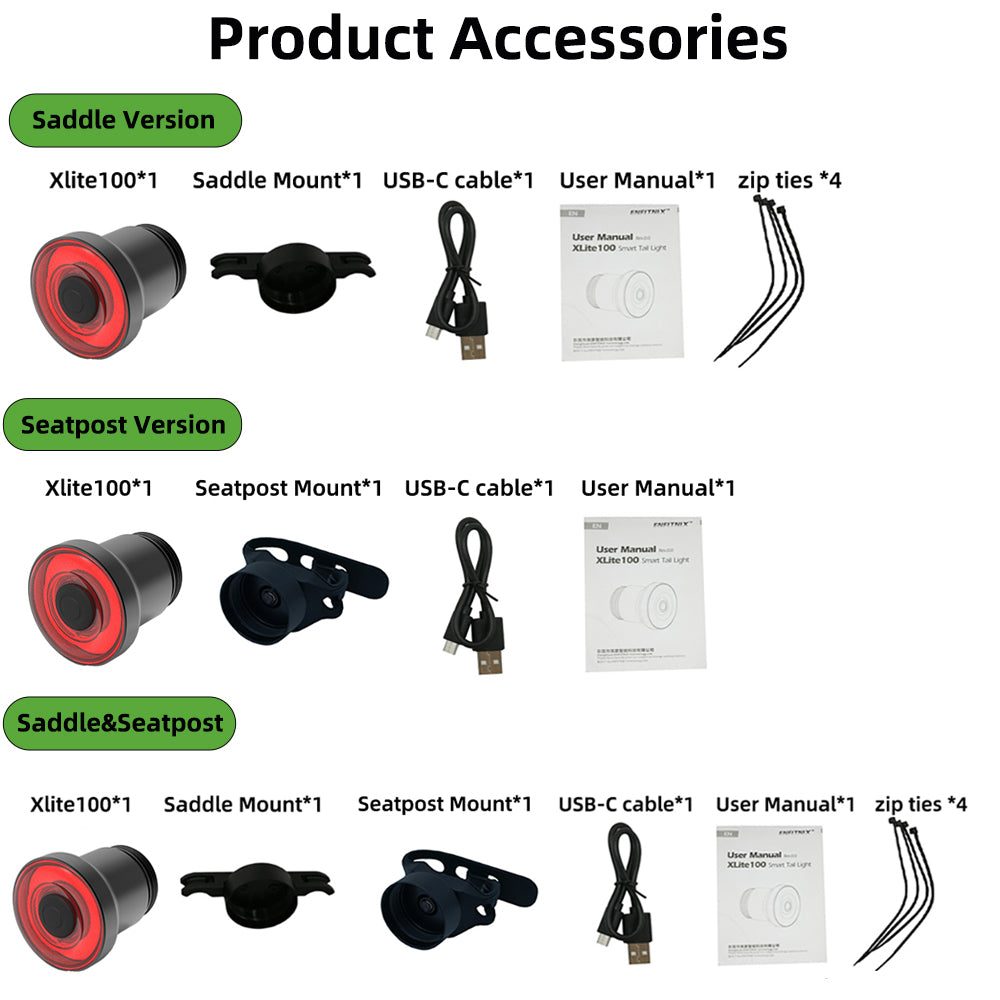 XLITE100 TAILLIGHT PRODUCT ACCESSORIES