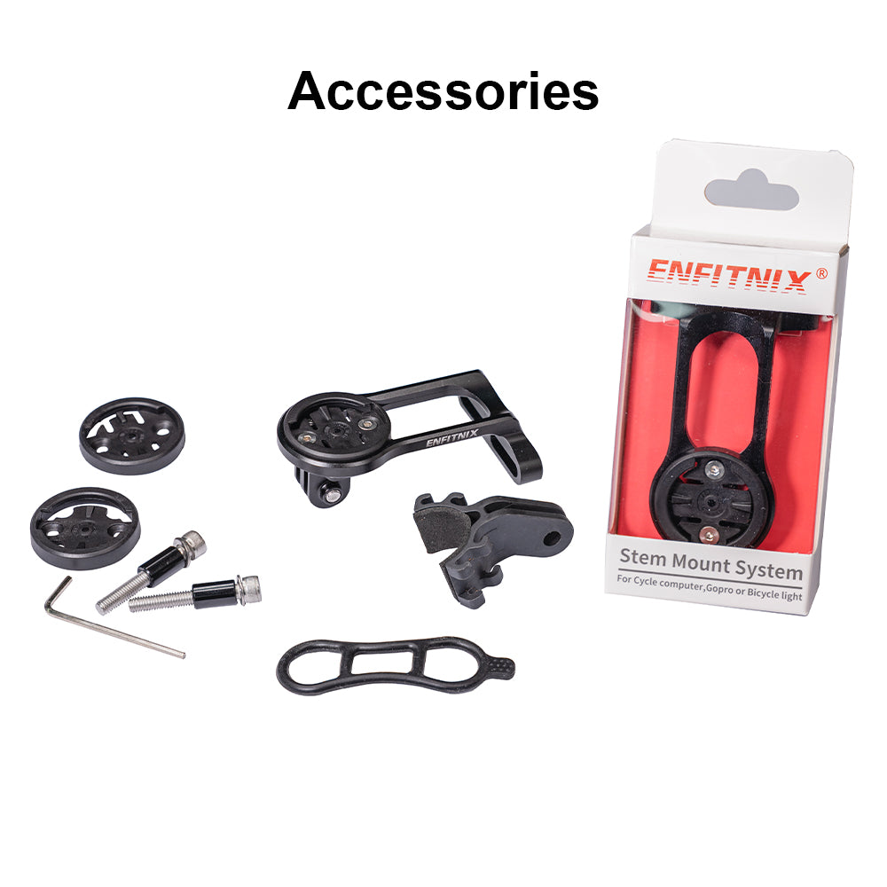 Stem Mount Computer Universal Cycle Computer Stem Mount – Enfitnix Technology, Inc.