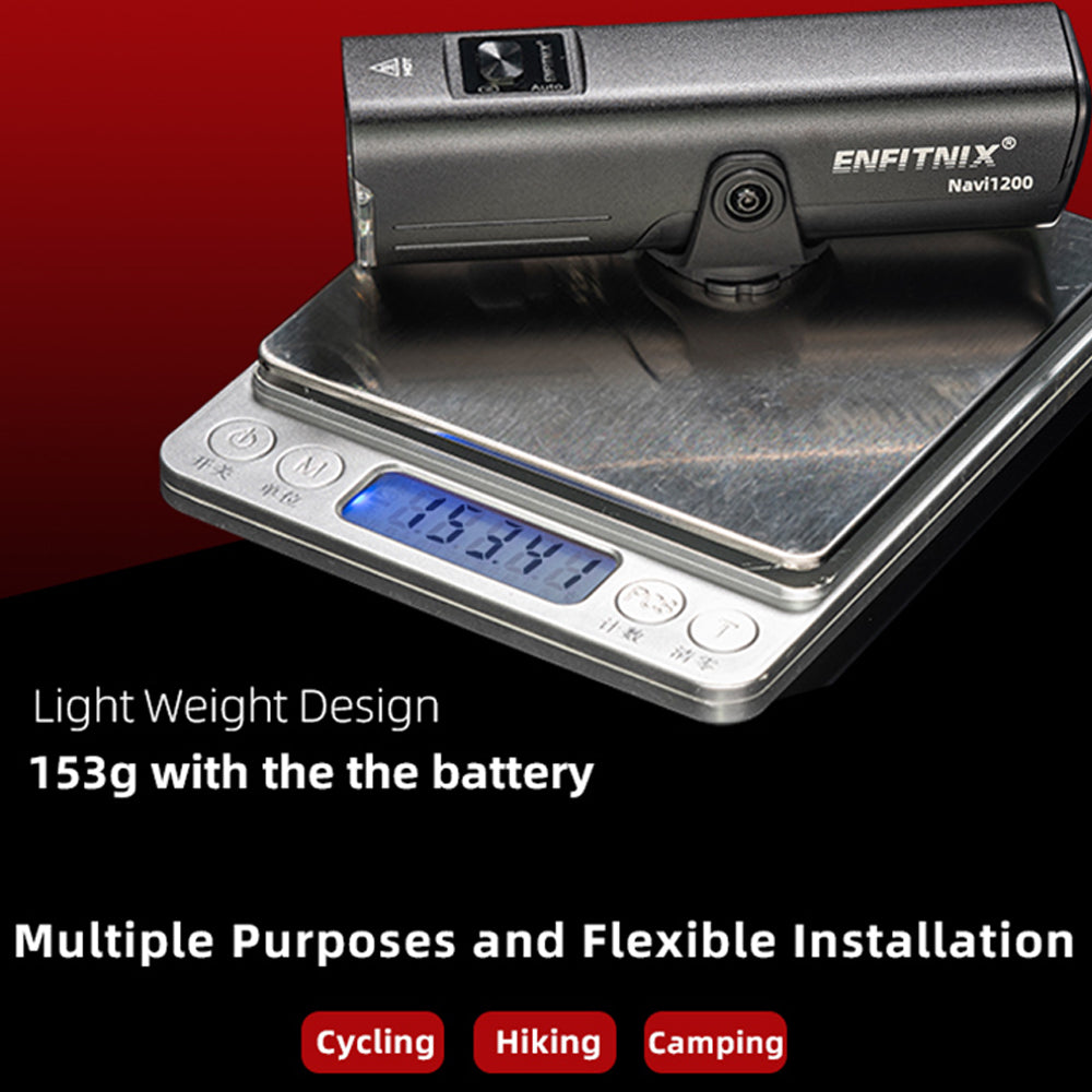 lightweight  bike headlight