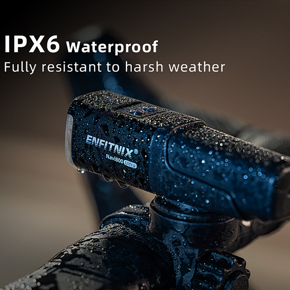 Waterproof device with ENFITNIX branding on a blurred background